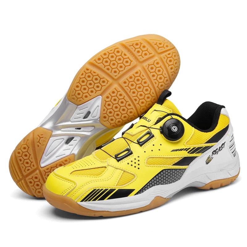 Sapatos de tênis masculinos profissionais anti-deslizamento sapatos de treinamento tênis para homem leve respirável casais ao ar livre sapatos de badminton - Image 1