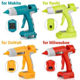 Pistola de cola quente para artes e ofícios, ferramenta de reparo elétrico do calor, Makita, Dewalt, Bosch, Milwaukee, Ryobi, bateria de lítio 18V, DIY - Image 1