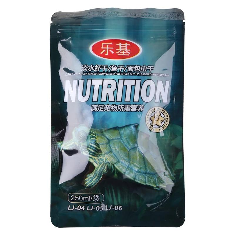 250 ml/bag tanque de peixes de água doce peixes secos tartaruga alimentar tartarugas de água tartaruga brasileira alimentos para animais estimação suplemento de cálcio c6ue - Image 1