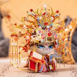 DIY 3D Metal Empress Miniature Model Kits, Jigsaw montado, artesanato artesanal, presentes de aniversário para amigos, novo - Image 4