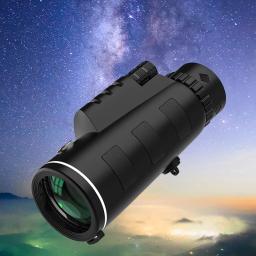 Telescópio monocular poderoso portátil, alta definição, binóculos zoom, titular smartphone, caça, camping ferramenta, 80x100 - Image 1
