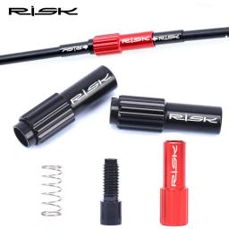 RISCO-Bicicleta Inline Cabo Ajustador Adaptador, 4mm, 5mm, MTB Bike, Parafusos ajustáveis, Shift Connector, Shift Parafuso do cabo do freio, 2pcs - Image 4