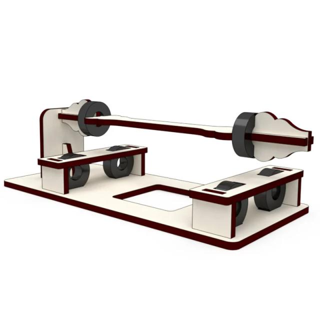 Modelo de Suspensão Magnética DIY: Brinquedo Educacional e Kit Experimental para Aprendizado em Ciência e Tecnologia STEM para Crianças