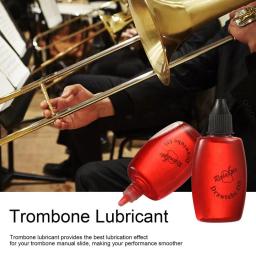 Kit Óleo e Limpeza para Trombone, Lubrificantes para Slides, Creme Cuidado para Instrumentos Musicais, Fácil, WO, 30ml - Image 3
