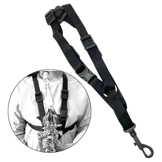 Correia Leve para Saxofone Infantil com Gancho Multifuncional e Instalação Fácil para Conforto Masculino e Feminino