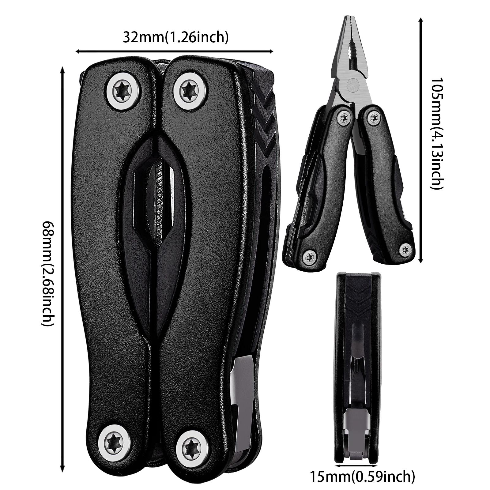LUCHSHIY-Multitool Alicatadores de Cabo, Fio Cortador, Alicatador Dobrável, Outdoor Camping Bolso, Mini Faca Portátil, chave de fenda, chave de fenda - Image 1