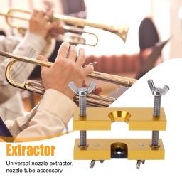 Trompete Bocal Extrator Ajustável Latão Bocal Removedor Chifre Repair Tool Esforço-economia de Música Equipamentos Acessórios - Image 3