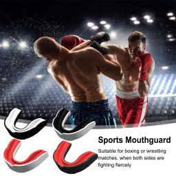 Boca Guarda para artes marciais, Boxe Gum Escudo, Artes Marciais Boca Guarda, Esportes Mouthguard para Futebol Wrestling e Hockey Lacrosse, 4PCs - Image 4
