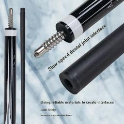 Taco de bilhar de carbono profissional de alta densidade Alta dureza Alta resistência Design elegante Inclui estojo Luvas Acessórios Vara de bilhar de bilhar de carbono premium - Image 4