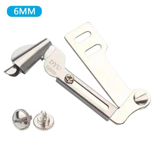 Máquina de Costura de Aço Inoxidável para Bainhas e Artesanato DIY com Extrator Hemmer Laminado e Acessórios para Costura de 3mm a 8mm