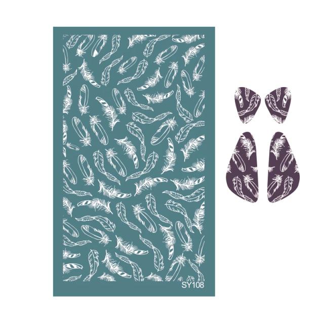 Stencil de Serigrafia para Impressão em Argila, Ferramentas DIY de Embossing Reutilizáveis para Decorar Jóias e Cerâmica - Série Havaiana