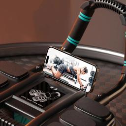Exercitador de roda abdominal, design de seis cotovelos, roda de treino abdominal, rebote automático, antiderrapante, equipamento fitness para academia em casa - Image 5