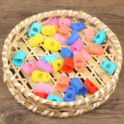 Multifuncional dedais de silicone, Hollow Out, respirável, manga protetora, artesanato DIY, acessórios de costura, 5 pcs por lote - Image 6