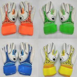 Crianças adultos premier qualidade 4mm látex goleiro luvas adolescente estudantes da escola de futebol luvas grossas futebol jogo goalie luva - Image 1