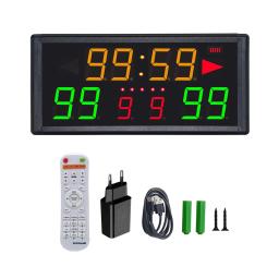 Leve placar digital para futebol, basquete, badminton, voleibol, portátil, distância de controle remoto, 33 pés a 49 pés - Image 6