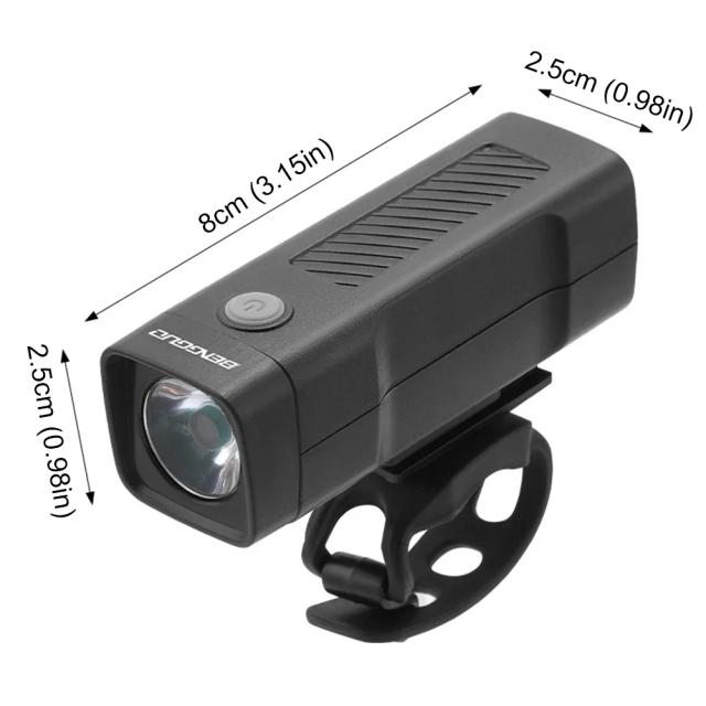Luz de Bicicleta T6 LED 100LM USB Recarregável