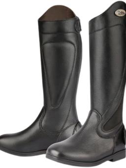 Botas de Montaria Infantis de Cano Longo em Couro Bovino de Camada Superior, Botas de Salto para Meninos, Botas de Cano Alto,... - Image 4