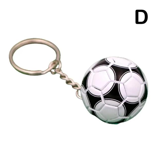 Chaveiro PU Couro de Futebol para Homens e Mulheres - Presente Perfeito para Fãs do Esporte e Acessórios Estilosos