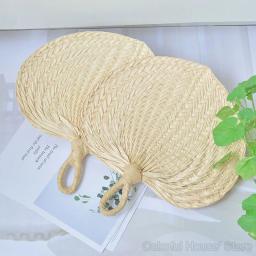 Estilo chinês Handmade retro bambu Natural trançado ventilador, novo verão refrigeração mão ventilador, artesanato de arte tecido ventilador, decoração de casa, 1pc - Image 4