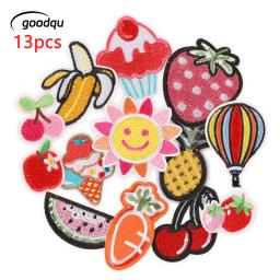Patches bordados para roupas, Tecido bordado, Patch bonito para jaqueta, Mochila, Ferro on, Crianças, Costura, Anime Lot, Parches térmicas para meninas, 13PCs - Image 1