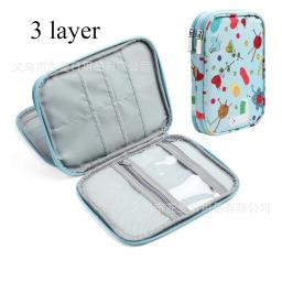 Agulhas de tricô para Crochet, Organizador, Saco De Armazenamento, Bolsa De Viagem, Ganchos, Kit De Acessórios De Costura, Circular - Image 3