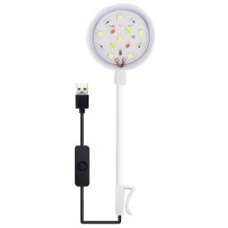 Luz ajustável para tanque de peixes Luzes de paisagismo para aquário Pequenos holofotes LED Lâmpadas coloridas Suprimentos para - Image 4
