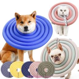 Colar de cone respirável, Após a cirurgia para cicatrização de feridas, Fácil de comer e beber, Evite morder e coçar - Image 1