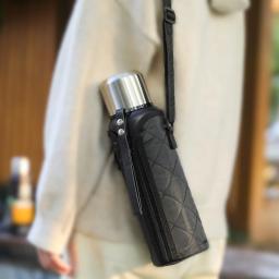 1000/1500ml Garrafa Isolou Vácuo Térmico De Aço Inoxidável Portátil Com Corda Para Viagens E Desportos ao Ar Livre - Image 5