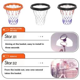 Quadro de rede de basquete portátil interior e exterior profissional basquete removível portátil net net acessórios - Image 5