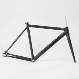 Tsunami snm100 conjunto de quadros de alumínio 700c, quadro de engrenagem fixa e pista de garfo, bicicleta fixie 49cm 52cm 55cm 58cm, peças de bicicleta de velocidade única - Image 3