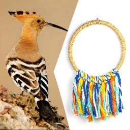 Pet Bird Poleiro Papagaio Anel, Sisal Peck Toy, Casa Pendurado Ornamento, Pingente De Jardim Ao Ar Livre, Corda De Algodão, Swing Acessórios De Decoração - Image 6