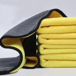 Microfiber Car Cleaning Toalha, Detalhando Panos de Secagem, Acessórios de Lavagem Profissional, 1 Pc, 3 Pcs, 5Pcs - Image 6