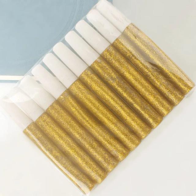 Conjunto de 10 Cores de Glitter em Pó Adesivo para DIY: Artesanato, Pintura e Desenho Infantil