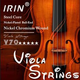 Conjuntos completos cordas viola banhadas a níquel, peça instrumento musical enrolado níquel e cromo, substituição - Image 3