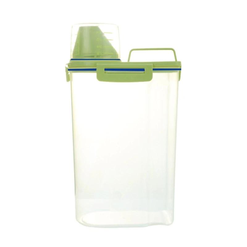 Recipiente armazenamento alimentos para animais estimação hermético pequeno recipiente comida para cães com - Image 1