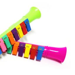 Crianças crianças 13 teclas colorido melodica plástico clarinete instrumentos de música brinquedo - Image 5