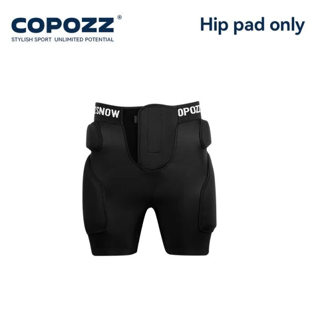 Joelheiras Copozz Anti-Impacto para Esportes ao Ar Livre - Almofadas Acolchoadas para Esqui, Patinação e Suporte para Quadril