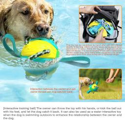 Four Seasons Universal Outdoor Fun Pet Dog Training Frisbee, Metamorfose Bola, interativo, mastigação, dente moagem brinquedo, Novo - Image 5