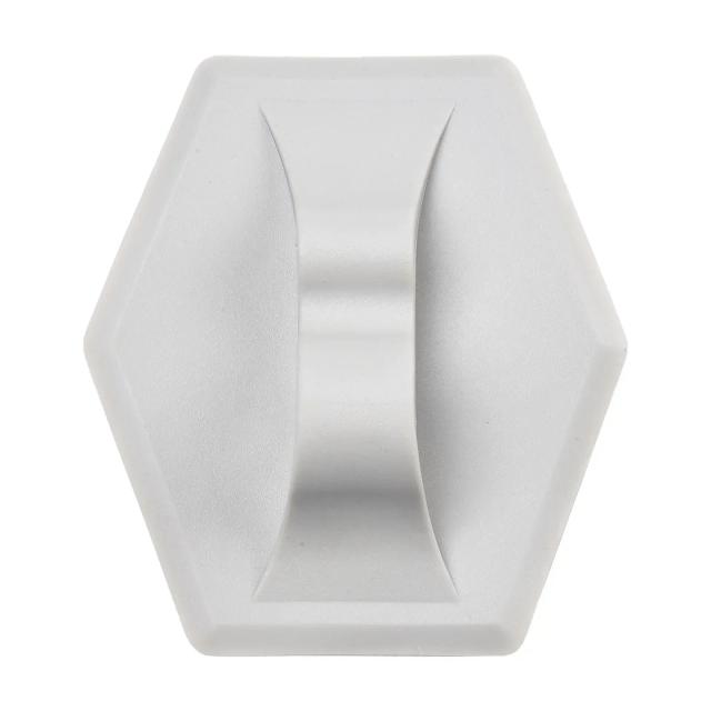 Base Hexagonal de PVC com 2 Furos para Montagem de Corda em Barcos Infláveis e Caiaques - Suporte para Fivela de Paddle 9-15mm