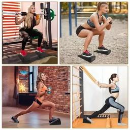 Yoga Wedge Stretch Slant Boards, Tijolos Ajustáveis, Squat Wedge Blocks para Exercício, Ginásio Fitness Acessórios, 3Pcs - Image 5