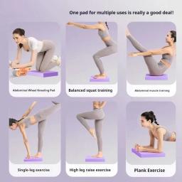 Grande esteira de equilíbrio de yoga antiderrapante grosso acessórios para yoga e pilates equilíbrio central e treinamento de estabilidade de força - Image 6