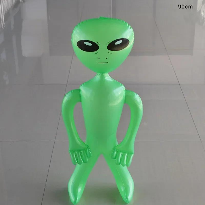 Balão alienígena de 90cm, 3 estilos de cores, decoração de bar, espaço feliz, festa de aniversário, balão, astronauta, espaço, ufo, tema, festa, balão, crianças, favor - Image 1