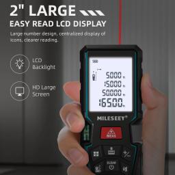 MILESEEY Medidor de distância a laser D5T Bluetooth Fita métrica inteligente com APP, pode plano desenhado à mão no APP - Image 3