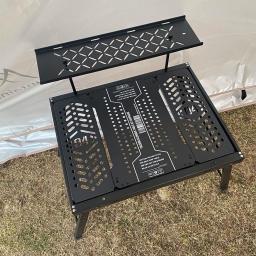 Mesa modular igt multifuncional dobrável para churrasco, mesa portátil de liga de alumínio para piquenique ao ar livre e pesca - Image 1