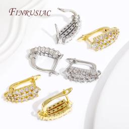 18K banhado a ouro fios básicos para mulheres, prendedores de brinco, ganchos fechos, acessórios Shvenzy, descobertas DIY - Image 4