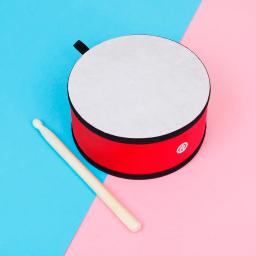 M MBAT-Tambor de mão Orff para crianças, estilo indiano, instrumento de percussão dupla face, presente musical portátil, brinquedo educativo infantil - Image 1