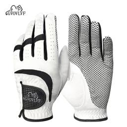 Luva de golfe para homens dedo cheio luva de golfe durável mão esquerda direita todos os climas luva de golfe antiderrapante flexível presente para golfista - Image 1