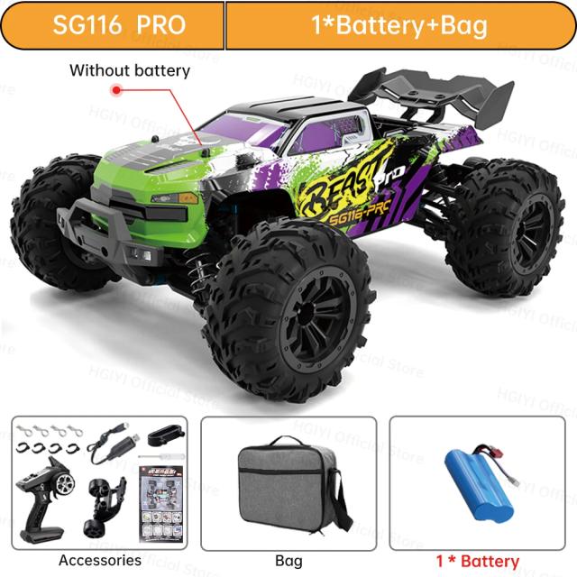 ZLL SG116 MAX/PRO 1:16 Carro de Corrida Off-Road 80KM/H Brushless 4WD