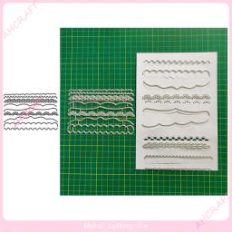 Cartões de renda metal estêncil molde corte dados decoração scrapbooking morrer cortes álbum papel artesanato em relevo diy cartão artesanato - Image 1