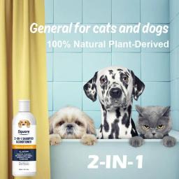 Cat Shampoo E Condicionador 2 em 1, Desodorante Fragrância, Pet Gel de Banho, Shampoo Suprimentos, PH Equilibrado Limpeza, Grooming, Pet Lavagem - Image 3